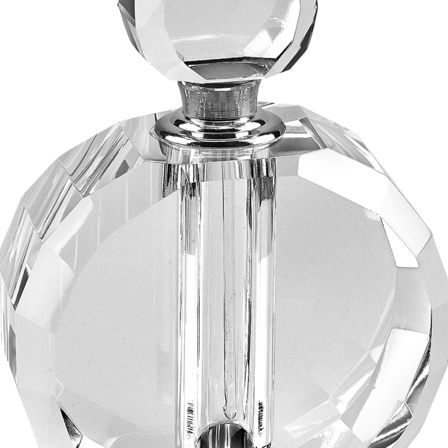 5" Clear Crystal Decorative Perfume Bottle-2